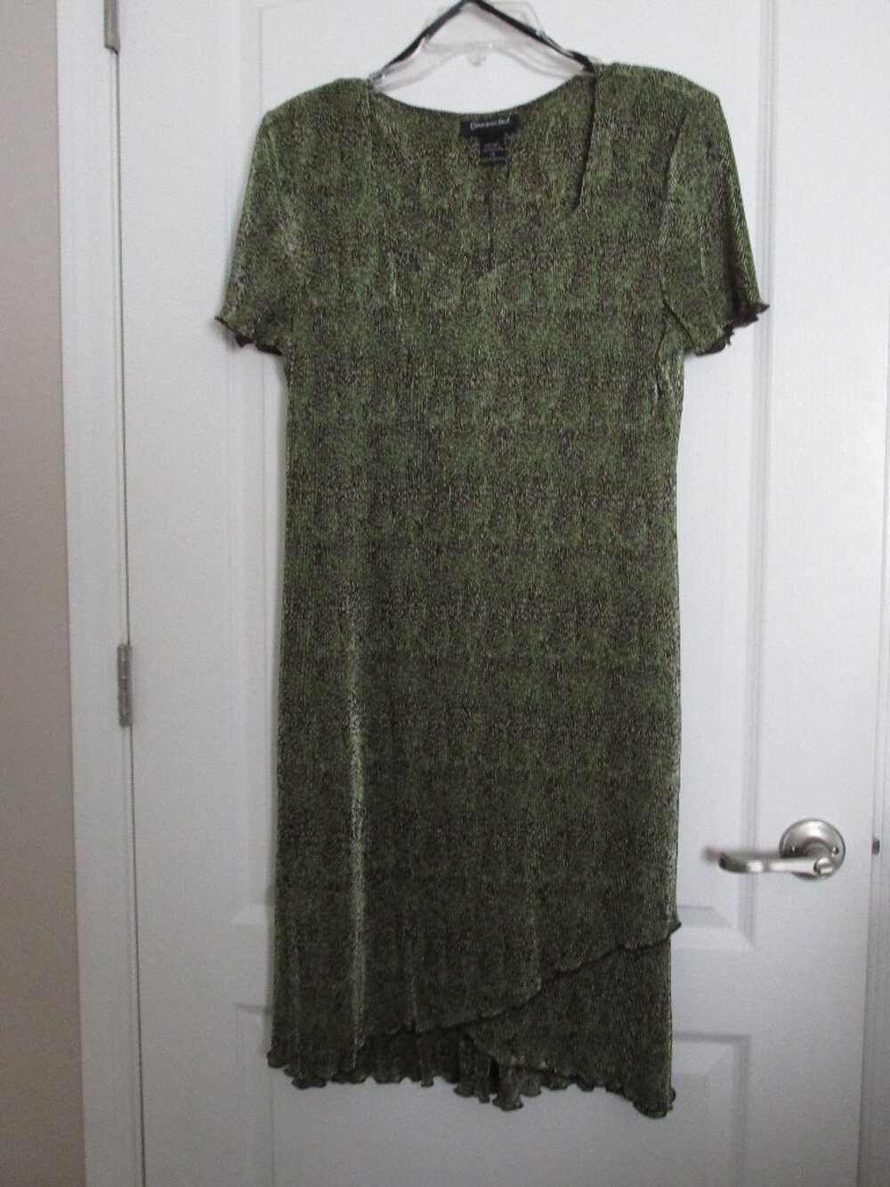 micro pleated designer dress